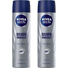 Nivea Deodorant Sprey Silver Protect 150ML Erkek 2 Adet