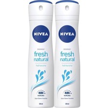 Nivea Fresh Natural Deodorant 150 ml x 2 Adet