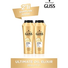 Gliss Ultimate Oil Elixir Besleyici Şampuan 500 Ml 2'Li
