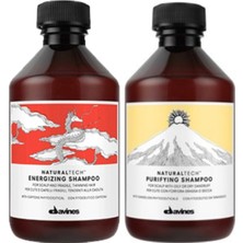 Davines Energizing Şampuan 250 ml + Purifying Şampuan 250 ml