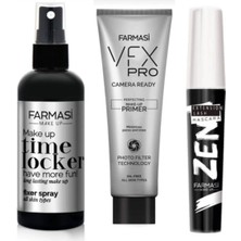 Farmasi Zen Maskara 8 ml Makyaj Sabitleyici 115 ml ve Vfx Pro Makyaj Bazı 25 ml