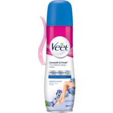 Veet Veet Tüy Dökücü Sprey Bacak & Vücut Bölgesi Hassas Ciltler 150 ml 3 Adet Veet Sprey