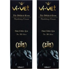 Vi-Vet Vi Vet Vivet 2 Adet Tüy Dökücü Krem For Men 125 Ml.