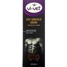 Vi-Vet Vi Vet Vivet Erkek Tüy Dökücü Krem Tüm Ciltler 125ML x 3 Adet Vivet Formen