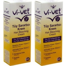 Vi-Vet Vi Vet Vivet Tüy Sarartıcı Krem 70ML x 2 Adet