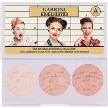 Gabrini 3'lü Aydınlatıcı Paleti Highlighter A