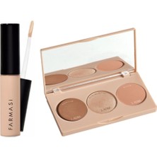 Farmasi Peach 3lü Palet + Vfx Pro Likit Kapatıcı 04