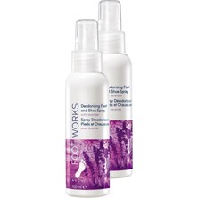 Avon Lavantalı Koku Önleyici Ayak Spreyi 100 Ml. Ikili Set