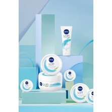 Nivea Soft Krem 300ML Canlandırıcı Yüz Temizleme Köpüğü 150ML