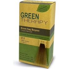 Green Therapy Krem Saç Boyası 7.1 Küllü Kumral