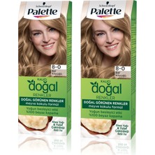 Palette Natural Colors Kalıcı Doğal Renkler 8-0 Bal Köpüğü X 2 Adet