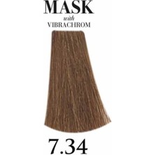 Davines Mask Vibrachrom 7,34 Orta Altın Bakır Kumral Saç Boyası 100ml