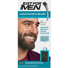 Just For Men M-45 Dark Brown Black Sakal Bıyık Boyası