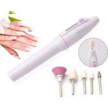 Roesıa Rose Cosmetics Taşınabilir, Pilli, 5 Başlıklı Manikür Pedikür Cihazı