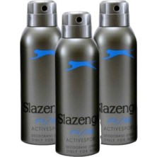 Slazenger 150 ml Erkek Deodorant x 3 Mavi