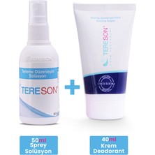 Tereson Terleme Önleyici Sprey 50 ml + Krem Deodorant Gümüş Iyonlu 40 ml