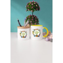 Hedizu Veteriner Hekime Hediye Veteriner Hekim Sarı Kupa Bardak Kalemlik