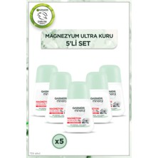 Garnier 5'li Garnier Mineral Magnezyum Ultra Kuru Roll-On Deodorant Seti