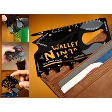 Greathings Ninja Wallet 18 in 1 Multi Tool Kit Acil Durum Kartı Kiti