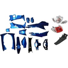 Motosvn Mondıal Kh-Mfh-Mfm Kaporta Seti Far Stop Dahil  Mavi