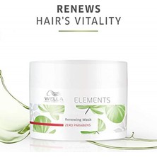 Wella Elements Renewing Parabensiz Yenileyici Maske 150ml