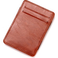 Zhenweixin Store Pu Deri Bifold Küçük Çanta (Yurt Dışından)