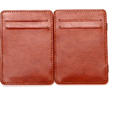 Zhenweixin Store Pu Deri Bifold Küçük Çanta (Yurt Dışından)