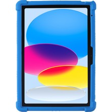 Xfashion Ipad 10.9 (2022) Şok Geçirmez Silikon Tablet Koruyucu Kasa Pc Kickstand Anti-Drop Cover (Yurt Dışından)