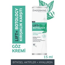 Diadermine Lift + Botology Kırışıklık Karşıtı Göz Kremi 15 ml