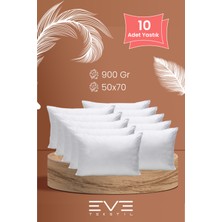 10 Adet Pollycotton Kılıflı Silikon Yastık 50 x 70 cm 900 gr