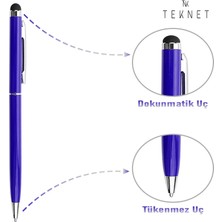 TEKNETSTORE Dokunmatik Tablet Telefon İçin Çizim & Yazı Kalemi 4'lü Paket