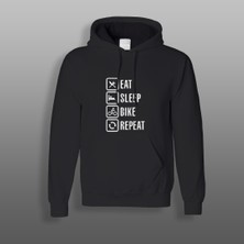Yeles Repeat Motorcu Sweatshirt Siyah