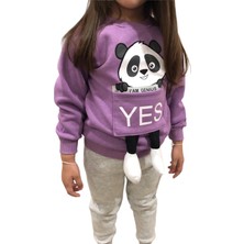 Ant Alt Üst Sweatshirt Takım3 Iplik Şardonlu Çocuk Takım