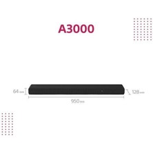 Sony HT-A3000 250 W 3.1 Kanal Soundbar