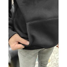 Yeles Evolution Girl Motorcu Sweatshirt Siyah