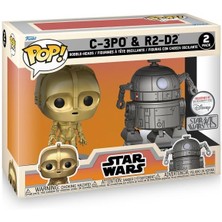 Funko Pop 63727 Star Wars C-3po ve R2-D2 Concept Series 2 Pack Bobble Heads Figür No: 2