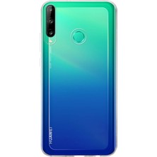 Kzy Huawei P40 Lite E Kapak 1mm Şeffaf Silikon Kılıf