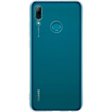 Kzy Huawei P Smart 2019 Kapak 1mm Şeffaf Silikon Kılıf