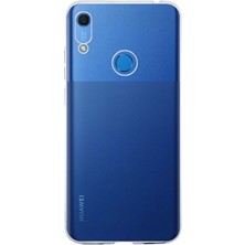 Kzy Huawei Y6S 2019 Kapak 1mm Şeffaf Silikon Kılıf