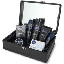 Nivea Erkek Bakım Seti - Aynalı Damat Çeyiz Nişan Sandık Bohça Seti