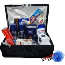 Nivea - Damat Sandıklı Özel Çeyiz Tıraş Seti 14 Parça -Zemuraavm