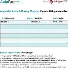 Alpha Auto Part Renault Megane 2 Için Bagaj Kilit Dişlisi- 34 Diş