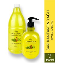 Therapyca Aromaterapik Sıvı Sabun 500 ml - Doğal Sarı Kantaron Yağı Içerir + 1000 ml Yedek Şişe