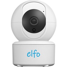 Elfo Full HD Yapay Zeka Destekli 360º Dönebilen Gece Görüşlü Wifi Bebek Kamerası ve Güvenlik Kamerası