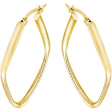 T51 Tuğrul Altın Altın Halka Küpe T060069