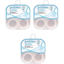 Poblex Silikon Kulak Tıkacı 4 Lü -3 Kutu