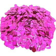 Rönesans Parti 1 Paket Fuşya Pembe Metalize Balon Içi Konfeti Pulu (10GR)