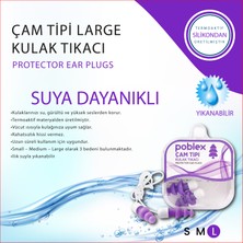 Poblex Çam Tipi Kulak Tıkacı -Large Beden 3 Kutu