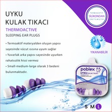 Poblex Uyku Kulak Tıkacı -Large Beden 2 Kutu