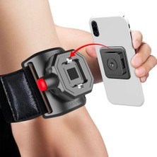 Ultra Sağlam Koşu Kol Bandı Samsung-Huawei-Iphone-Xiaomi Uyumlu Universal Telefon Tutucu Sporcu Bileklik Yapışkanlı Armband